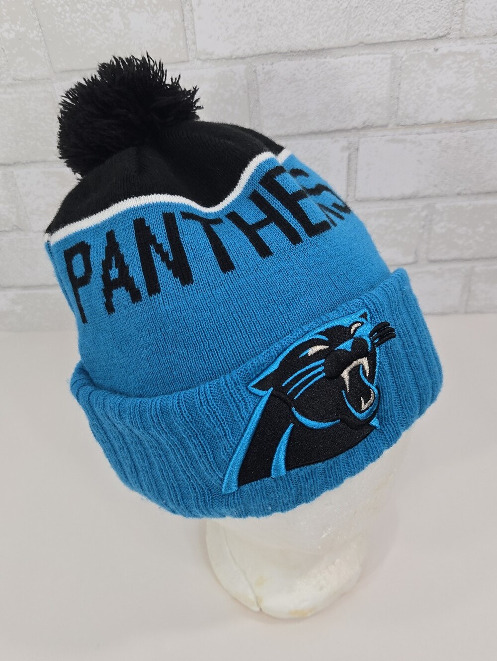 NFL Carolina Panthers fleece lined beanie